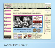 Raspberry and Sage Web E-Commerce Project